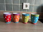 Douwe Egberts Oilily Kopjes, Gebruikt, Keramiek, Ophalen of Verzenden, Overige stijlen