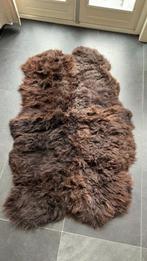 Texels schapenvacht vloerkleed (groot), Ophalen, 100 tot 150 cm, Bruin, Nieuw