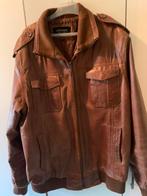 Leren heren jas, Ophalen, Zo goed als nieuw, Overige maten, Zwart