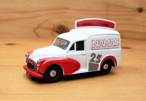 Corgi Classic Morris minor panelvan namac 25 jaar. 1/43., Hobby en Vrije tijd, Modelauto's | 1:43, Zo goed als nieuw, Auto, Corgi