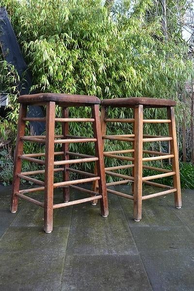 Gymtoestel, gym kruk, turn toestel BLOSSOM BROCANTE, Antiek en Kunst, Curiosa en Brocante, Ophalen of Verzenden