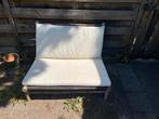Bamboe bankje Ikea met kussens, Tuin en Terras, Tuinbanken, Ophalen of Verzenden, Gebruikt