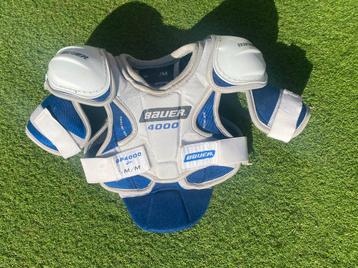 Bauer Shoulder Pad IJshockey – Junior M, Wit/Blauw beschikbaar voor biedingen