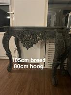 TE KOOP! prachtige antraciete barok side tables, Huis en Inrichting, Tafels | Sidetables, Ophalen, Barok, 100 tot 150 cm, Zo goed als nieuw