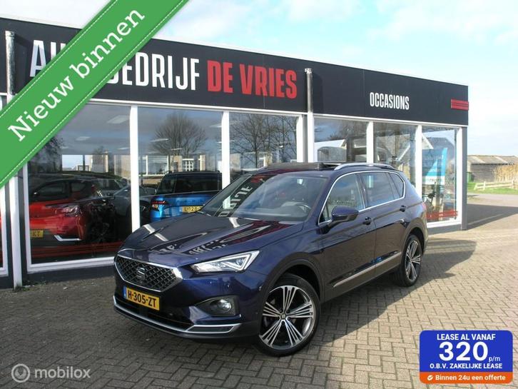 Seat Tarraco 1.5 TSI 7p Full Options Pano/ACC/20Inch/VC/360C, Auto's, Seat, Bedrijf, Te koop, Tarraco, 360° camera, ABS, Achteruitrijcamera