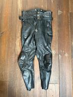 zwart leren motorbroek merk POLO maat 52L, Broek | leer, Heren, Polo, Ophalen of Verzenden