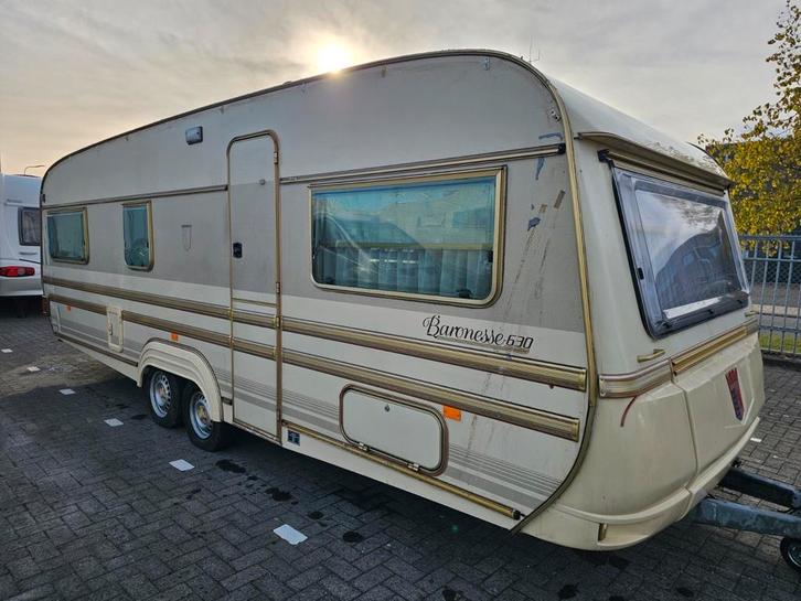 tabbert baronesse 630, Caravans en Kamperen, Caravans, Bedrijf, tot en met 4, 1500 - 2000 kg, Rondzit, Tabbert, Dwarsbed, 6 tot 7 meter
