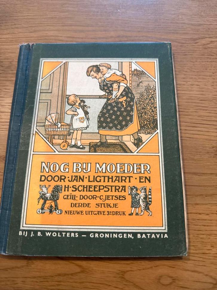 Nog bij Moeder - Jan Ligthart, Boeken, Kinderboeken | Jeugd | onder 10 jaar, Gelezen, Fictie algemeen, Ophalen of Verzenden