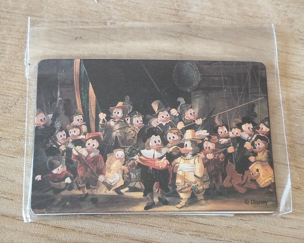 NIEUW*RIJKSMUSEUM AMSTERDAM NACHTWACHT DONALD DUCK MAGNEET, Verzenden, Donald Duck, Nieuw, Overige typen