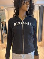 Nik & Nik zwart sweat vest met capuchon maat 16 (xs/s), Trui of Vest, Nik&Nik, Zo goed als nieuw, Verzenden