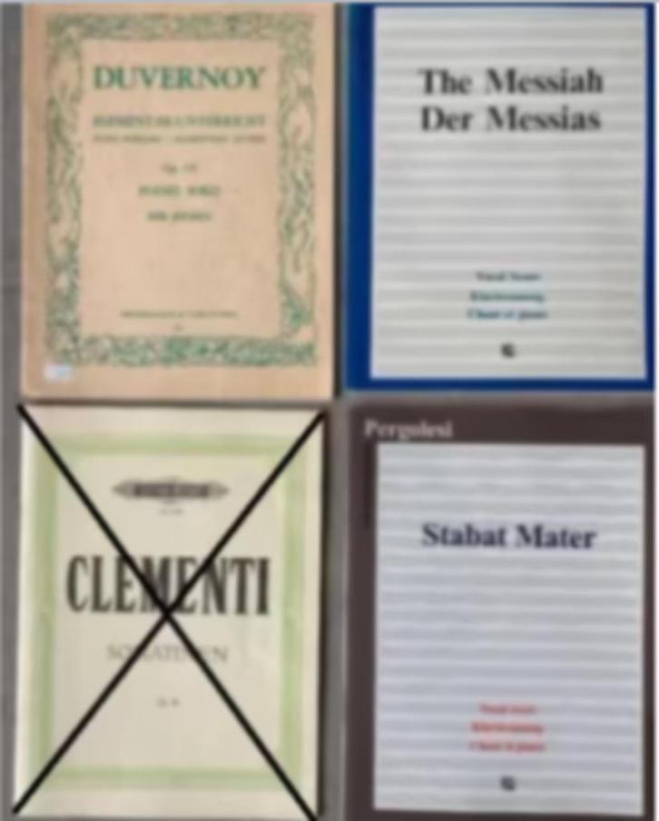 Bladmuziek Klassiek, Muziek en Instrumenten, Bladmuziek, Gebruikt, Artiest of Componist, Klassiek, Piano, Koor, Zang, Ophalen of Verzenden