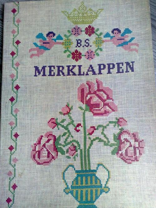 Boek met telpatronen van Merklappen - G.E. Boone-Stolp, Hobby en Vrije tijd, Borduren en Borduurmachines, Zo goed als nieuw, Patroon