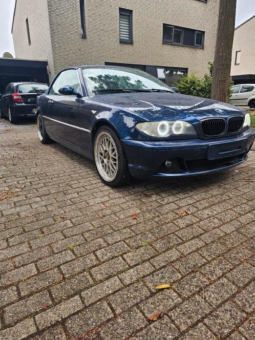BMW E46 325ci Cabriolet 2003 Blauw evt hardtop erbij, Auto's, BMW, Particulier, 3-Serie, Airbags, Airconditioning, Alarm, Metallic lak
