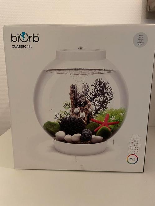 Aquarium Oase biOrb CLASSIC 15 MCR Wit, Dieren en Toebehoren, Vissen | Aquaria en Toebehoren, Zo goed als nieuw, Leeg aquarium