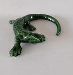 mooie keramieke salamander in groene kleur izgst 22x20 cm, Antiek en Kunst, Antiek | Keramiek en Aardewerk, Ophalen