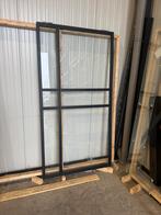 Stalen schuifdeur met schuifdeurbeslag RAL9005 mat structuur, Doe-het-zelf en Verbouw, Nieuw, Info@brothersinsteel.nl, Palenrij 2c