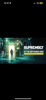 GEZOCHT! Supremacy kaart, Tickets en Kaartjes, Evenementen en Festivals, Eén persoon