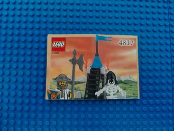 Lego Instructies boekje !! 4817 Dungeon  beschikbaar voor biedingen