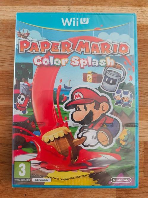 Paper Mario Color Splash voor Nintendo Wii U *SEALED*, Spelcomputers en Games, Games | Nintendo Wii U, Nieuw, Role Playing Game (Rpg)