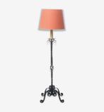 Smeedijzeren vloerlamp * jaren 50 * Vintage * Staanlamp, Huis en Inrichting, Lampen | Vloerlampen, Gebruikt, Klassiek, Ophalen of Verzenden
