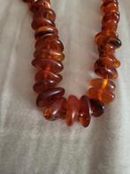 Amber Ketting, Ophalen of Verzenden, Gebruikt, Bruin, Steen of Mineraal