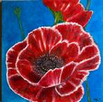 Poppy, Antiek en Kunst, Kunst | Schilderijen | Modern, Ophalen of Verzenden