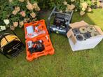 paslode coil tacker - luchtslang - compressor en spijkers., Ophalen, Zo goed als nieuw