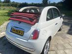 Leuke Fiat 500 cabrio 0.9 Twinair 2011 Wit, Auto's, Cabriolet, Leder en Stof, Wit, Origineel Nederlands