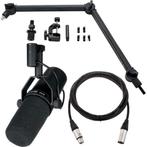 Shure SM7B Microfoon + Roadworx Arm + Kabel, Ophalen of Verzenden, Zo goed als nieuw, Zangmicrofoon