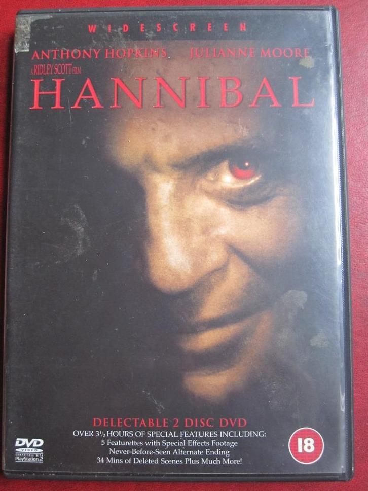 Hannibal (2001) 2 disc, Cd's en Dvd's, Dvd's | Horror, Zo goed als nieuw, Overige genres, Boxset, Vanaf 16 jaar, Ophalen of Verzenden