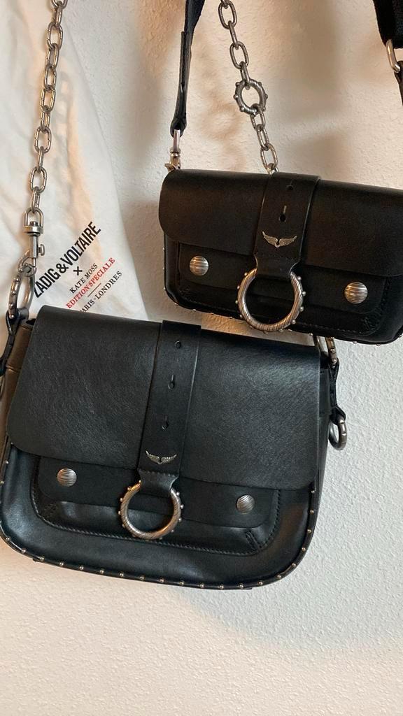 Zadig & Voltaire tas - 2 stuks, Sieraden, Tassen en Uiterlijk, Tassen | Damestassen, Zo goed als nieuw, Handtas, Zwart, Ophalen of Verzenden