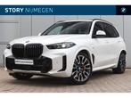 BMW X5 xDrive50e High Executive M Sport Automaat / Panoramad, Gebruikt, 2395 kg, Met garantie (alle), Wit