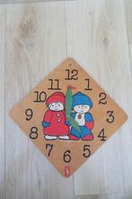 Lief houten speelgoed oefen klok vintage retro merk Sio, Kinderen en Baby's, Speelgoed | Houten speelgoed, Ophalen of Verzenden