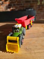 Dickie Toys Tractor met Aanhanger & Geluid, Ophalen, Gebruikt
