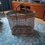 Decoratie Rieten Mand, Huis en Inrichting, Woonaccessoires | Schalen en Manden, Ophalen, Mand, Zo goed als nieuw, Riet