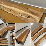 Wandplank zwevend boomstam acacia hout 60/90/120cm 4cm dik!, Ophalen, Nieuw