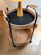 Lubban rotan roltafel van IKEA, in goede staat!, Ophalen, 50 tot 100 cm, Zo goed als nieuw, 25 tot 50 cm
