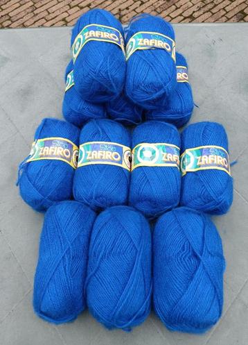 LANASSTOP Zafiro blauw wol garen 100 gram per bol (KW21) beschikbaar voor biedingen