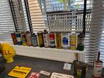 Ronde 1 liter olie blikken, Ophalen of Verzenden, Gebruikt, Overige, Overige merken