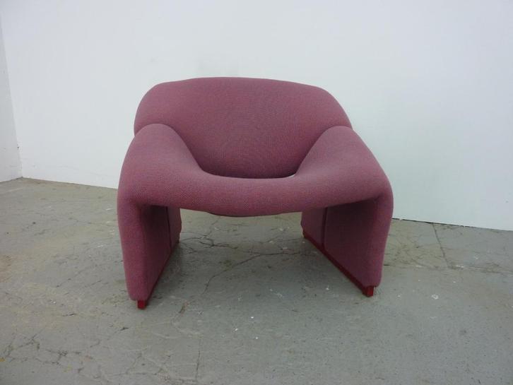 Pierre Paulin f580 Groovy M-chair artifort eerste editie, Huis en Inrichting, Fauteuils, Zo goed als nieuw, Kunststof, Metaal
