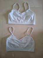 2 witte topjes / ondergoed, Nacht- of Onderkleding, Meisje, Ophalen of Verzenden, Zo goed als nieuw