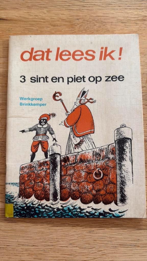 Leesboekje SINT EN PIET OP ZEE.  1974 AVI 1, Boeken, Kinderboeken | Jeugd | onder 10 jaar, Zo goed als nieuw, Fictie algemeen