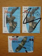 Europees Natuurbeschermingsjaar 3x NVPH 1649,1650 en 1652a, Ophalen of Verzenden, Na 1940, Gestempeld