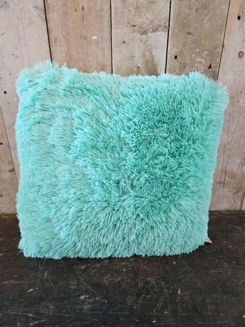 kussen ``WOONWINKEL RUSTIEK``, Huis en Inrichting, Woonaccessoires | Kussens, Groen, Vierkant, Ophalen of Verzenden