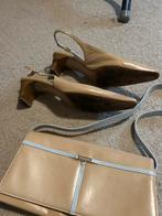 Mooie slingbacks met tas, Kleding | Dames, Schoenen, Peter Kaiser, Pumps, Beige, Ophalen of Verzenden