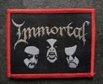 Immortal  mooie patch i112 Immortal logo met zilver glitter, Nieuw, Kleding, Verzenden