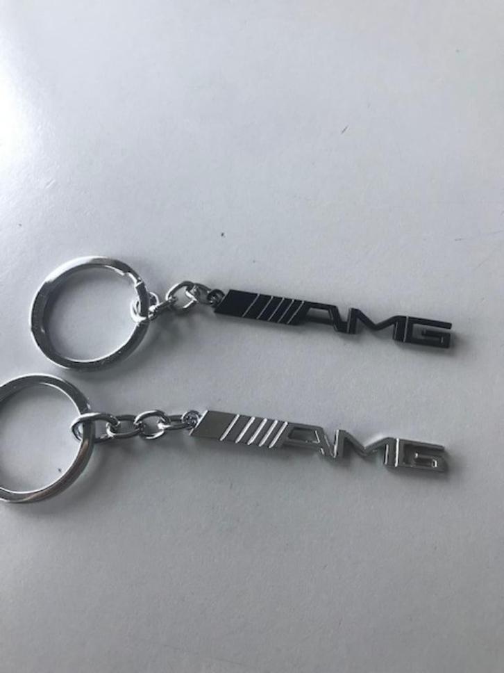 amg sleutelhanger zilver amg zwart w221 w205 w212 w213 w222, Verzamelen, Sleutelhangers, Nieuw, Merk, Ophalen of Verzenden