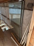 Twee ruiten dubbel glas 158,5 x 85 - 20 mm, Doe-het-zelf en Verbouw, Glas en Ramen, Ophalen, Zo goed als nieuw, Minder dan 80 cm