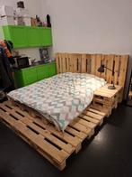 Stoer Pallet Bed - of Losse euro Pallets, Huis en Inrichting, Ophalen, Tweepersoons, Hout