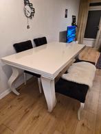 Eettafel tekoop, Ophalen of Verzenden, 4 tot 6 stoelen